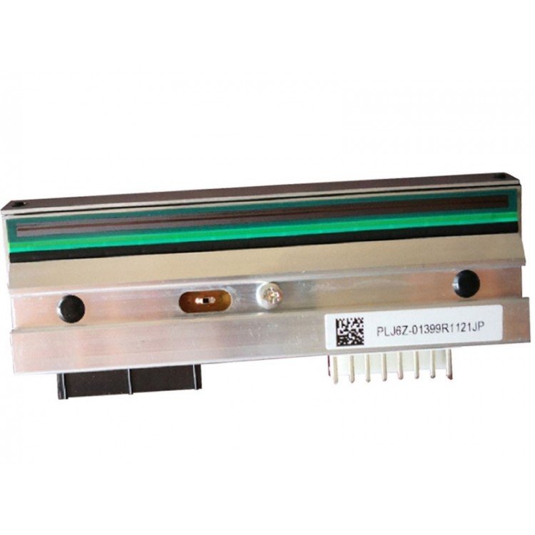 Thermal barcode label printer heads